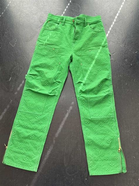 lv carpenter pants green